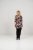 Scandinavian Caramel Flower Petals Tunic Brown - Spausdinti marškinėliai moterims - 