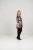 Scandinavian Caramel Flower Petals Tunic Brown - Spausdinti marškinėliai moterims - 