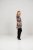 Scandinavian Caramel Flower Petals Tunic Brown - Spausdinti marškinėliai moterims - 