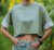 Nora Mikken AGNES Crop Top Green - Marškinėliai - 