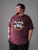 Kam Jeans 5753 Buccaneer Print T-Shirt BURGUNDY MARL - Marškinėliai - Marškinėliai - 2XL-14XL