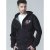 D555 Verlin Couture Full Zip Hoodie Black - Megztiniai ir džemperiai - Megztiniai ir Džemperiai - 2XL-14XL