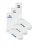 Jack & Jones Power Statements Teniso kojinės Balta 3-pack - Apatinis trikotažas ir plaukimo apranga - Apatinis trikotažas - 2XL-8XL