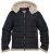 D555 Hudson Hooded Puffer Jacket Navy - Didelės vyriškos striukės - Didelės vyriškos striukės