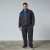 North Latitude Sweat Cardigan Juoda - TALL džemperiai - TALL džemperiai aukštiems vyrams