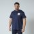 North Latitude T-Shirt With Print Tamsiai mėlyna - Marškinėliai - Marškinėliai - 2XL-14XL