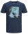 Jack & Jones Jump T-shirt Navy - Marškinėliai - Marškinėliai - 2XL-14XL