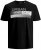 Jack & Jones Booster T-shirt Black - Marškinėliai - Marškinėliai - 2XL-14XL