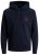Jack & Jones JJESHARK SWEAT Hoodie Navy - Megztiniai ir džemperiai - Megztiniai ir Džemperiai - 2XL-14XL