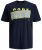 Jack & Jones JCOBOOSTER TEE Navy - Marškinėliai - Marškinėliai - 2XL-14XL