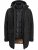 Jack & Jones Finn Softshell Parka Black - Didelės vyriškos striukės - Didelės vyriškos striukės