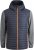 Jack & Jones MULTI QUILTED SET-IN Sleeves Jacket Grey Melange - Didelės vyriškos striukės - Didelės vyriškos striukės