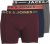 Jack & Jones LICHFIELD Trunks 3-Pack Burgundy - Apatinis trikotažas ir plaukimo apranga - Apatinis trikotažas - 2XL-8XL