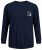 Jack & Jones JCOFILO Crew Neck Sweater with Back Print Navy Blazer - Megztiniai ir džemperiai - Megztiniai ir Džemperiai - 2XL-14XL