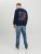 Jack & Jones JCOFILO Crew Neck Sweater with Back Print Navy Blazer - Megztiniai ir džemperiai - Megztiniai ir Džemperiai - 2XL-14XL