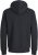 Jack & Jones BRADLEY Zip Hoodi Black - Megztiniai ir džemperiai - Megztiniai ir Džemperiai - 2XL-14XL