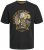 Jack & Jones JJSKULL ROCK T-Shirt Black - Marškinėliai - Marškinėliai - 2XL-14XL