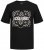 Jack & Jones JJPAISLEY T-Shirt Black - Marškinėliai - Marškinėliai - 2XL-14XL
