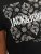 Jack & Jones JJPAISLEY T-Shirt Black - Marškinėliai - Marškinėliai - 2XL-14XL
