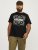 Jack & Jones JJPAISLEY T-Shirt Black - Marškinėliai - Marškinėliai - 2XL-14XL