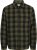 Jack & Jones ZAC Brushed Long Sleeve Overshirt Green - Marškiniai - Marškiniai - 2XL-8XL