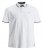 Jack & Jones PAULOS Short Sleeve Polo White/PS - Polo marškinėliai - Polo marškinėliai - 2XL-8XL