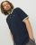 Jack & Jones PAULOS Short Sleeve Polo Dark Navy/NEON - Polo marškinėliai - Polo marškinėliai - 2XL-8XL