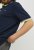 Jack & Jones PAULOS Short Sleeve Polo Dark Navy/NEON - Polo marškinėliai - Polo marškinėliai - 2XL-8XL