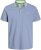Jack & Jones PAULOS Short Sleeve Polo Light Blue/NEON - Polo marškinėliai - Polo marškinėliai - 2XL-8XL