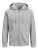 Jack & Jones Basic Sweat Zip Hood Light Grey Melange - Megztiniai ir džemperiai - Megztiniai ir Džemperiai - 2XL-14XL