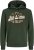 Jack & Jones 2 COL LOGO Hoodie Kombu Green - Megztiniai ir džemperiai - Megztiniai ir Džemperiai - 2XL-14XL