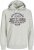 Jack & Jones 2 COL LOGO Hoodie White Melange - Megztiniai ir džemperiai - Megztiniai ir Džemperiai - 2XL-14XL