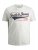 Jack & Jones JJELOGO TEE White - Marškinėliai - Marškinėliai - 2XL-14XL