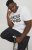 Jack & Jones CORP Logo T-Shirt White w Large Black Print - Marškinėliai - Marškinėliai - 2XL-14XL