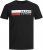 Jack & Jones CORP Logo T-Shirt Black/PLAY 4 - Marškinėliai - Marškinėliai - 2XL-14XL