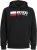 Jack & Jones CORP LOGO PLAY 4 Print Hoodie Black - Megztiniai ir džemperiai - Megztiniai ir Džemperiai - 2XL-14XL