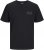 Jack & Jones CORP Logo T-Shirt Black w Small Black Print - Marškinėliai - Marškinėliai - 2XL-14XL