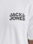 Jack & Jones CORP Logo T-Shirt White w Small Black Print - Marškinėliai - Marškinėliai - 2XL-14XL