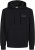 Jack & Jones CORP LOGO Small Print Hoodie Black - Megztiniai ir džemperiai - Megztiniai ir Džemperiai - 2XL-14XL