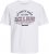 Jack & Jones JJELOGO O-Neck T-Shirt White - Marškinėliai - Marškinėliai - 2XL-14XL
