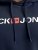 Jack & Jones CORP OLD LOGO REG FIT Hoodie Navy Blazer - Megztiniai ir džemperiai - Megztiniai ir Džemperiai - 2XL-14XL