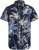 Jack & Jones Hawaii AOP Shirt Blue - Marškiniai - Marškiniai - 2XL-8XL