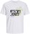  Jack & Jones Jaxon Crew Neck T-Shirt White - Marškinėliai - Marškinėliai - 2XL-14XL