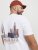 Jack & Jones Boston Photo Crew Neck T-Shirt Bright White - Marškinėliai - Marškinėliai - 2XL-14XL