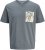 Jack & Jones Split Pocket Print T-Shirt Grey - Marškinėliai - Marškinėliai - 2XL-14XL