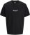 Jack & Jones Snake Crew Neck T-Shirt Black - Marškinėliai - Marškinėliai - 2XL-14XL