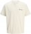 Jack & Jones Snake Crew Neck T-Shirt Antique White - Marškinėliai - Marškinėliai - 2XL-14XL