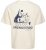 Jack & Jones Bellagio Collage Crew Neck T-Shirt Antique White - Marškinėliai - Marškinėliai - 2XL-14XL