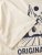 Jack & Jones Bellagio Collage Crew Neck T-Shirt Antique White - Marškinėliai - Marškinėliai - 2XL-14XL