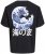 Jack & Jones Fuji Crew Neck T-Shirt Black - Marškinėliai - Marškinėliai - 2XL-14XL